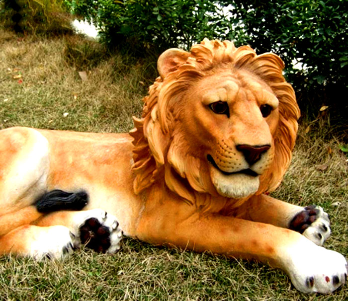 仿真动物雕塑、狮子