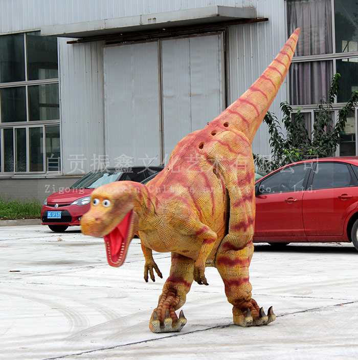 恐龙皮套、互动游乐恐龙模型