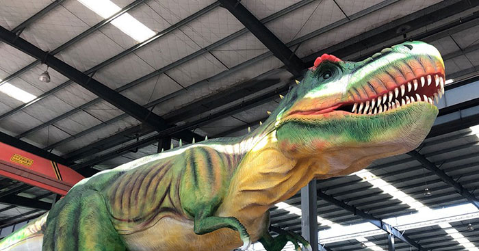 仿真恐龙制作文化出口 自贡文化闪耀世界