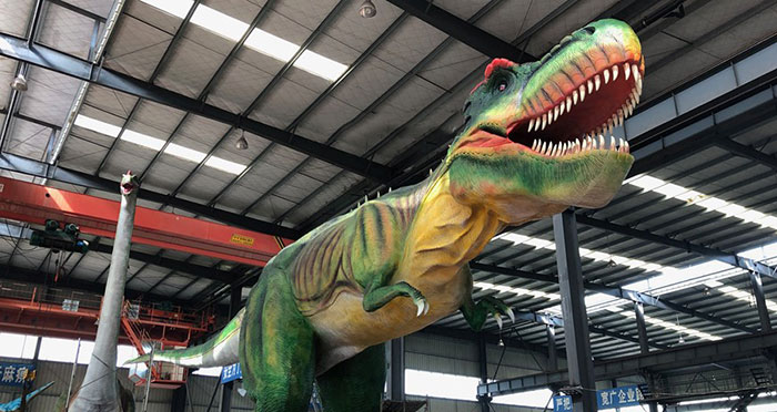 仿真恐龙制作文化出口 自贡文化闪耀世界